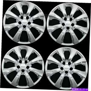 Wheel Covers Set of 4 g^J[2009-2020N[16" nuLbṽtzC[Jo[́AX`[Eɍ܂ for Toyota Corolla 2009-2020 Chrome 16" Hub Caps Full Wheel Covers fit Steel Rim