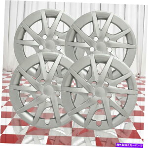 Wheel Covers Set of 4 2012-2017g^vEXV̂߂4Vo[10X|[N16" zC[Jo[̃Zbg Set of 4 Silver 10 Spoke 16" Wheel Covers for 2012-2017 Toyota Prius V