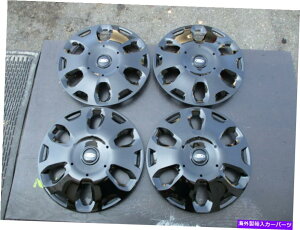 Wheel Covers Set of 4 4̃ZbgV2010 11 12 2013ʉߐڑ15" zC[LbvzC[̓ubN7051Jo[ Set of 4 New 2010 11 12 2013 Transit Connect 15" Hubcaps Wheel Covers Black 7051
