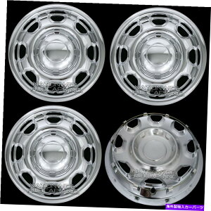 Wheel Covers Set of 4 4 CHROME 2010-20�t�H�[�hF-150 XL 17 �z�C�[���X�L���n�u�L���b�v8�̃z�[���X�`�[���E�����J�o�[ 4 CHROME 2010-20 Ford F-150 XL 17 Wheel Skins Hub Caps 8 Hole Steel Rim Covers �y���s�A���i�z