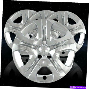 Wheel Covers Set of 4 2013-2016g^RAV4 5X|[N17C`ɍ킹4{̃zC[Jo[̃Zbg - N[ Set of 4 Wheel Covers to fit 2013-2016 Toyota Rav4 5 Spoke 17 inch - Chrome