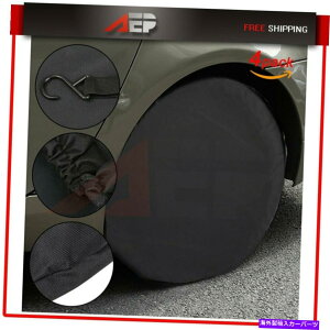 Wheel Covers Set of 4 4�{��32?34.5�C���`�X�y�A�z�C�[���^�C���J�o�[�̃Z�b�g Set of 4 32-34.5 inches Spare Wheel Tire Covers �y���s�A���i�z