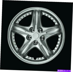 Wheel Covers Set of 4 4 14 �V���o�[���b�J�[�z�C�[���J�o�[��HS 45.431�Z�b�g HS 45.431 Set Of 4 14 Silver Lacquer Wheel Covers �y���s�A���i�z
