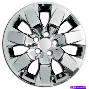Wheel Covers Set of 4 2008-09�z���_�A�R�[�h�̂��߂̃v���~�A��FX�N���[��17�C���`�z�C�[���X�L���J�o�[�i4�Z�b�g�j Premium FX Chrome 17-inch Wheel Skin Covers (Set of 4) for 2008-09 Honda Accord �y���s�A���i�z