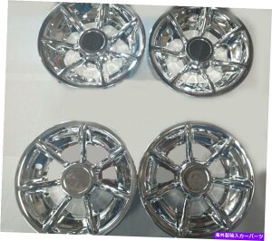 Wheel Covers Set of 4 4StJ[g̈A̐V10C`X`[zC[p10" N[zC[Jo[nuLbv New Set of 4 Golf Cart 10" Chrome Wheel Cover Hub Caps for 10 Inch Steel Wheels