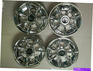 Wheel Covers Set of 4 i4jStJ[gzC[4{ZbgA10C`APꂽ7X|[NN[bLnuLbvJo[ i4jGolf Cart Wheel Covers 10 inch, Improved 7 Spoke Chromed Hub Caps, Set of 4