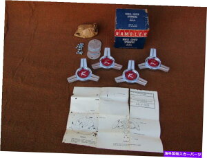 Wheel Covers Set of 4 AMC{bNX́u4v~gORIGnuLbvzC[Jo[Xsi1960Ñu[NOSZbg 1960's Rambler NOS Set of "4" Mint Orig Hubcap Wheel Cover Spinners in AMC Box