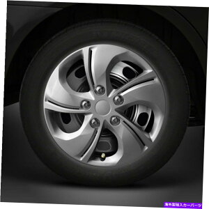 Wheel Covers Set of 4 15" シルバーホイールキャップ/スチールホイール 『シビック』のスタイルのためのホイールカバー(4個セット) 15" Silver Hubcaps/Wheel Covers for Steel Wheels 'Civic' Style (Set of 4)
