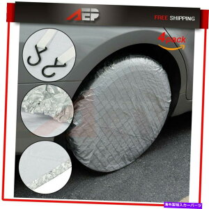 Wheel Covers Set of 4 4�{��33?35�C���`�X�y�A�z�C�[���^�C���J�o�[�̃Z�b�g Set of 4 33-35 inches Spare Wheel Tire Covers �y���s�A���i�z