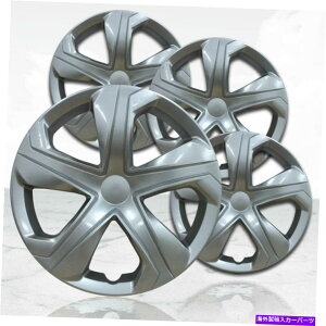 Wheel Covers Set of 4 16" 4PCはシルバーホイールキャップ/スチールホイール 『シビック』のスタイルのためのホイールカバー(4個セット) 16" 4pc Silver Hubcaps/Wheel Covers for Steel Wheels 'Civic' Style (Set of 4