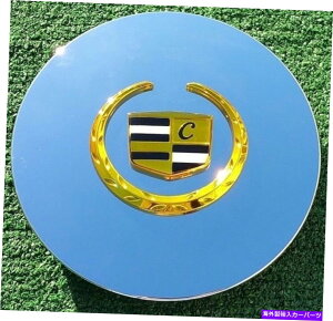 Wheel Covers Set of 4 NEWN[S[hZ^[Lbv4tBbgOEMHLfbNzC[LbvJo[̃Zbg NEW Chrome Gold Center Caps Set of 4 fit OEM Factory Cadillac Wheels Cap Covers