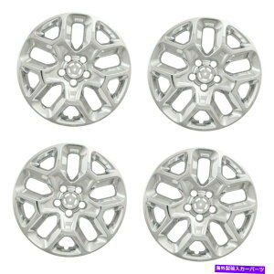 Wheel Covers Set of 4 VzC[XLJo[tBbg42015N2018ÑW[vlQ[h17" N[bLZbg New Wheel Skins Covers Fits 2015-2018 Jeep Renegade 17" Chrome Plated Set Of 4