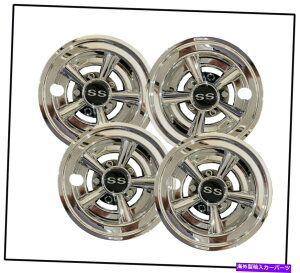 Wheel Covers Set of 4 4 SSStJ[g̃zC[nuJo[̃ZbǵAYAMAHA CLUB CAR EZGOɂ8" Vo[Lbv Set of 4 SS Golf Cart Wheel Covers Hub Caps 8" Silver For YAMAHA CLUB CAR EZGO
