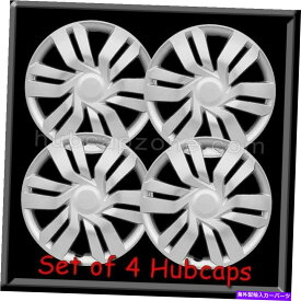 Wheel Covers Set of 4 2016-2017 15" シルバーレプリカホンダフィットホイールキャップホンダフィットホイールは4のセットをカバー 2016-2017 15" Silver Replica Honda Fit hubcaps Honda Fit Wheel Covers Set of 4