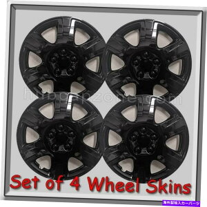Wheel Covers Set of 4 15" ���̃g���^�J���[���z�C�[���L���b�v2006����2007�̃��v���J�z�C�[��4�̃Z�b�g���J�o�[ 15" Black Toyota Corolla Hubcaps 2006-2007 Replica Wheel Covers Set of 4