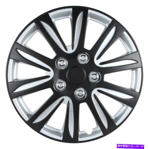 Wheel Covers Set of 4 pCbgԃXibvIzC[LbvzC[EJo[15" ubN - WH546-15B-BS Pilot Automotive Snap On Hubcaps Wheel Rim Cover 15" Black - WH546-15B-BS