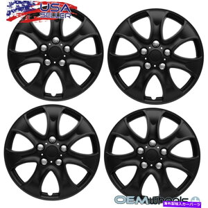 Wheel Covers Set of 4 4 NEW OEM�}�b�g�u���b�N15 �z�C�[���L���b�v�́A1999�N����2008�NTOYOTA SOLARA�z�C�[���Z�b�g���J�o�[FITS 4 NEW OEM MATTE BLACK 15 HUBCAPS FITS 1999-2008 TOYOTA SOLARA WHEEL COVERS SET �y���s�A���i�z