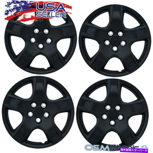 Wheel Covers Set of 4 4 NEW OEM�}�b�g�u���b�N15 �z�C�[���L���b�v�́A1999�N����2008�NTOYOTA SOLARA�z�C�[���Z�b�g���J�o�[FITS 4 NEW OEM MATTE BLACK 15 HUBCAPS FITS 1999-2008 TOYOTA SOLARA WHEEL COVERS SET �y���s�A���i�z