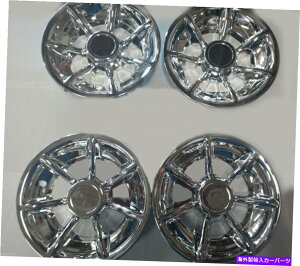 Wheel Covers Set of 4 �S���t�J�[�g10 ���E�N�X7 SPOKE CHROME HUB 4�L���b�v-0060�̎ԗփJ�o�[�Z�b�g��CAPS GOLF CART 10RHOX 7 SPOKE CHROME HUB CAPS WHEEL COVERS SET OF 4 cap-0060 �y���s�A���i�z