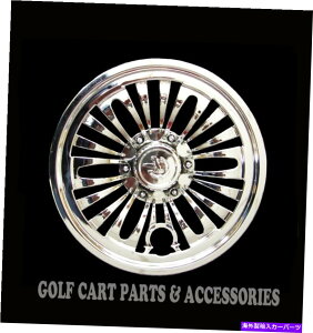 Wheel Covers Set of 4 i4jCHROME 8" StJ[g̃nuLbv - EZGOACLUB CARA4{̃zC[Jo[YAMAHAZbg (4) CHROME 8" Golf Cart Hub Caps - EZGO, CLUB CAR, YAMAHA Set of 4 Wheel Covers