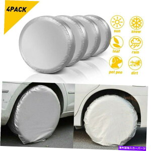 Wheel Covers Set of 4 4zC[^CRVg[[Jy[veN^[29ũZbgh^CJo[v Waterproof Tire Covers Set Of 4 Wheel&Tyre RV Trailer Camper Sun Protector 29''