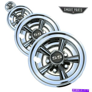 Wheel Covers Set of 4 EZGOANuԁA}n - StJ[gSS 8" zC[́AnuLbvA4̃ZbgJo[ Golf Cart SS 8" Wheel Covers Hub Caps, Set of 4 - EZGO, Club Car, Yamaha