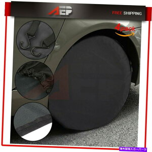Wheel Covers Set of 4 4��24?26.5�C���`�̃Z�b�g�X�y�A�z�C�[���^�C���J�o�[ Set of 4 24-26.5inches Spare Wheel Tire Covers �y���s�A���i�z