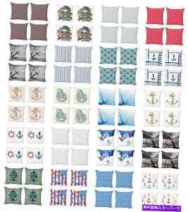 Wheel Covers Set of 4 4̃TCỸ\t@[̂߂4xbhAmbesonneAJ[qCNbVJo[Zbg Ambesonne Anchor Nautical Cushion Cover Set of 4 for Couch and Bed in 4 Sizes