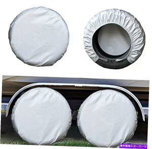 Wheel Covers Set of 4 Kayme�l�w�^�C����Rv�̃g���x���g���[���[�L�����s���O�J�[�r�j�[���z�C�[��4�̃Z�b�g���J�o�[���܂��A Kayme Four Layers Tire Covers Set of 4 for Rv Travel Trailer Camper Vinyl Wheel, �y���s�A