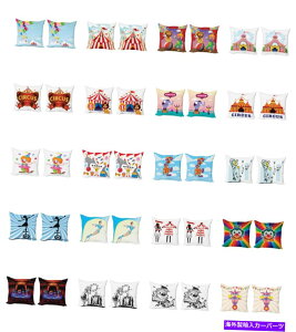 Wheel Covers Set of 4 4̃TCỸ\t@[̂߂2xbhAmbesonneT[JXNbVJo[Zbg Ambesonne Circus Cushion Cover Set of 2 for Couch and Bed in 4 Sizes