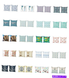 Wheel Covers Set of 4 4̃TCỸ\t@[xbĥ߂2AmbesonneqCNbVJo[Zbg Ambesonne Nautical Pattern Cushion Cover Set of 2 for Couch and Bed in 4 Sizes