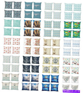 Wheel Covers Set of 4 4̃TCỸ\t@[xbĥ߂4AmbesonneqCNbVJo[Zbg Ambesonne Nautical Pattern Cushion Cover Set of 4 for Couch and Bed in 4 Sizes