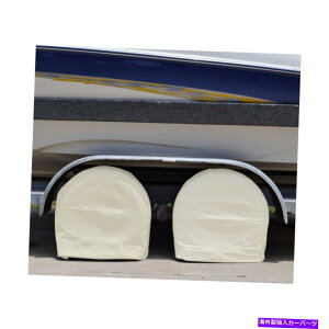 Wheel Covers Set of 4 RV�I�[�g�g���b�N�J�[�L�����p�[�̂��߂�4�{�̃I�b�N�X�t�H�[�h�h���L�����o�X�z�C�[���^�C���J�o�[�̃Z�b�g Set of 4 Oxford Waterproof Canvas Wheel Tire Covers for RV Auto Truck Car Camper