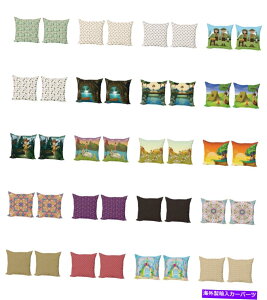 Wheel Covers Set of 4 4̃TCỸ\t@[xbĥ߂2AmbesonneJtȊyNbVJo[Zbg Ambesonne Colorful Fun Cushion Cover Set of 2 for Couch and Bed in 4 Sizes