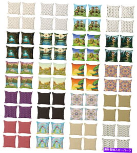 Wheel Covers Set of 4 4̃TCỸ\t@[xbĥ߂4AmbesonneJtȊyNbVJo[Zbg Ambesonne Colorful Fun Cushion Cover Set of 4 for Couch and Bed in 4 Sizes