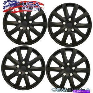 Wheel Covers Set of 4 4 NEW OEM�}�b�g�u���b�N16 �n�u�L���b�vGMC CAR SUV CENTER WHEEL��SET USA��COVERS FITS 4 NEW OEM MATTE BLACK 16 HUB CAPS FITS GMC CAR SUV CENTER WHEEL COVERS SET USA �y���s�A���i�z