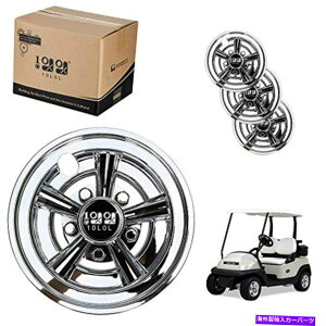 Wheel Covers Set of 4 10L0LStJ[g̃zC[Jo[48C`ZbgAWAtBbgEZGÔ߂ɖXqA 10L0L Golf Cart Wheel Covers 8 Inch Set Of 4, Caps For Standard Rims, Fit EZGO,