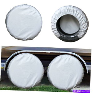 Wheel Covers Set of 4 Kayme�l�w�^�C����Rv�̃g���x���g���[���[�L�����s���O�J�[�r�j�[���z�C�[��4�̃Z�b�g���J�o�[���܂��A Kayme Four Layers Tire Covers Set of 4 for Rv Travel Trailer Camper Vinyl Wheel, �y���s�A