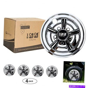 Wheel Covers Set of 4 10L0L�S���t�J�[�g�̃z�C�[���́A�t�B�b�gEZGO�̂��߂̃N���u�J�[���}�n8 4�̃Z�b�g�n�u�L���b�v���J�o�[ - 10L0L Golf Cart Wheel Covers Hub Caps Set of 4, Fit for EZGO Club Car Yamaha 8- �y���s