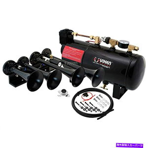 Train Horn gbNprNZz[gCz[Lbg/J[/Z~BVXe - 150PSII{[hRv[g Vixen Horns Train Horn Kit for Trucks/Car/Semi. Complete Onboard System- 150psi