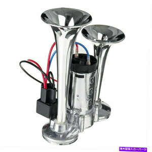 Train Horn X[p[EhJ[GNgbNz[600DB 12VfAgybggbN{[ggCXs[J[ Super Loud Car Electric Horn 600DB 12V Dual Trumpets Truck Boat Train Speaker