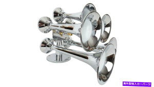 Train Horn HornBlastersZ~^gbN̂߂̒Eh5gybgԃGAz[ HornBlasters Admiral Loud 5 Trumpet Train Air Horn for Semi or Large Truck