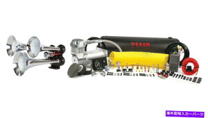 Train Horn HornBlastersNbhgybgEhGAz[Lbgw / VIAIR 400CRvbT[VXe HornBlasters Quad Note Trumpet Loud Air Horn Kit w/ VIAIR 400C Compressor System