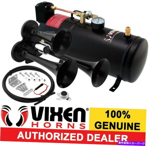 Train Horn gbN//sbNAbvEhVXe/ 1GGA^N/ 150PSI / 3gybĝ߂̓dԃz[Lbg Train Horn Kit for Truck/Car/Pickup Loud System /1G Air Tank /150psi /3 Trumpets