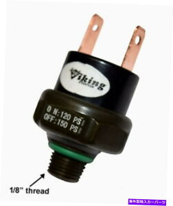 Train Horn "oCLOz[" TRAIN HORN RATED 150120 PSI FOR 1/8" THREAD AIR̓XCb` "Viking Horns" 1/8" THREAD AIR PRESSURE SWITCH FOR TRAIN HORN RATED 120/150 PSI