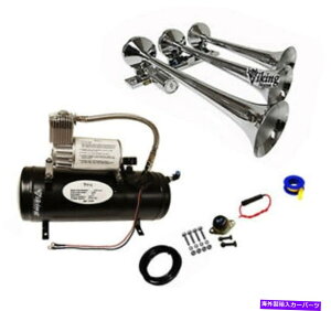 Train Horn "oCLOz[" LOUD 4gybgTRAIN AIRz[1.5 GAL TANK / 150PSI COMPRESSOR "Viking Horns" LOUD 4 TRUMPET TRAIN AIR HORN WITH 1.5 GAL TANK/150PSI COMPRESSOR