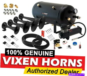 Train Horn gbN//sbNAbvEhVXe/ 5GGA^N/ 200psi / 4gybĝ߂̗ԃz[Lbg Train Horn Kit for Truck/Car/Pickup Loud System /5G Air Tank /200psi /4 Trumpets