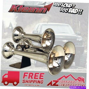 Train Horn NbLgybgKleinnGAz[f502gvz[gC Kleinn Air Horn Model 502 Triple Train Horn with Chrome Plated Trumpets