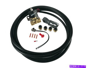 Train Horn HornBlastersdԃz[GAou\mChLbgRlN^1/2" NPT|[g HornBlasters Train Horn Air Valve Solenoid Kit & Crimp Connectors 1/2" NPT Ports