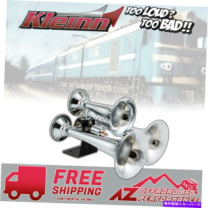Train Horn KleinnGAz[fNbLABSgybg500gvdԃz[ Kleinn Air Horn Model 500 Triple Train Horn with Chrome Plated ABS Trumpets